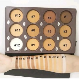 Palette Makeup Palette, Contour Conceal Powder For Face Or Wig Lace Tint, Many Shades