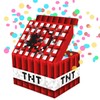 FETTIPOP Gift Box (TNT), Exploding Confetti Gift Boxes, Surprise Pop