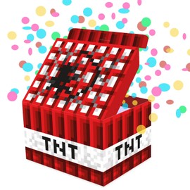 FETTIPOP Gift Box (TNT), Exploding Confetti Gift Boxes, Surprise Pop Up Explosion Gift Wrapping