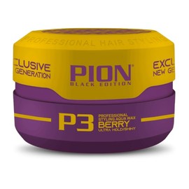Pion Hair Styling Wax Series 150ml - Long-Lasting Hold, Texture and Volume, Daily Use, For All Hair Types (150ml (Pack of 1), P3 Berry)