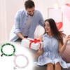GWAWG Couple Bracelets Set - Touch to Connect Heart Lock