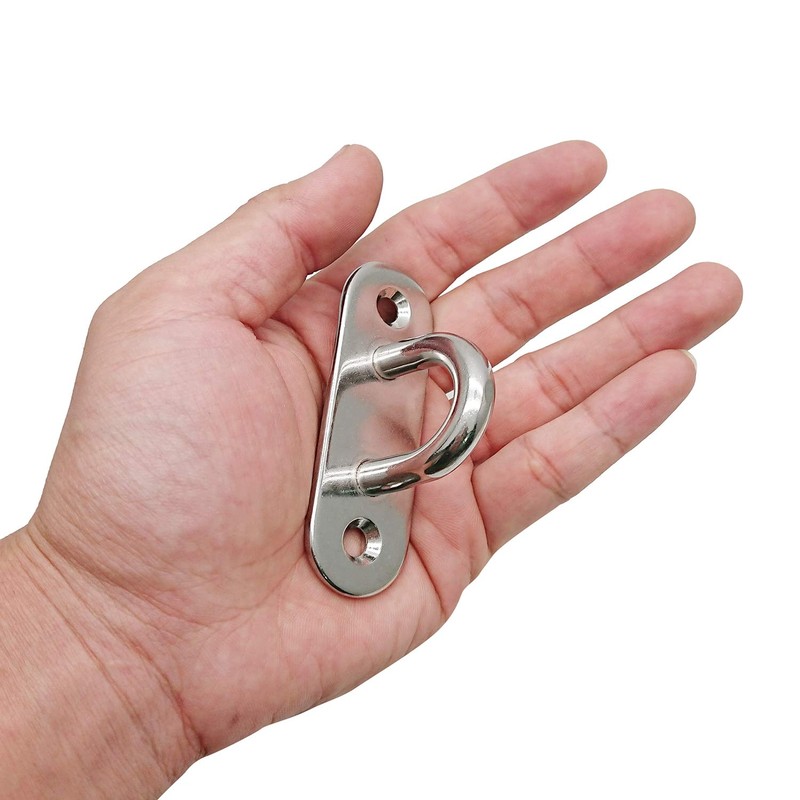 4 Pcs 3.1 Inch 304 Stainless Steel Ceiling Hooks Pad