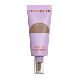Tower 28 SunnyDays SPF 30 Tinted Sunscreen + Foundation - For Sensitive Skin - Mineral Sunscreen, Broad Spectrum UVA/UVB Sun Protection:_50 Sunset