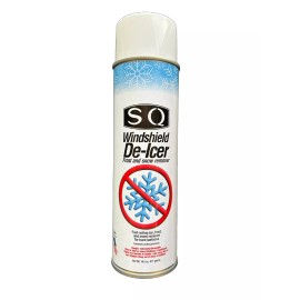 SQ Windshield De-Icer Frost and Snow Remover, 14.5 oz per can - 24