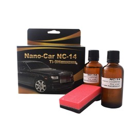 Nano Car NC-14 Car Paint Protection and Sealant Water Oil Mud Repellent Transparent Coating for Restoring, Preserving and Protecting The Cars Exterior Ti-9H Hardness Gold Label [2 Coats] 100mg