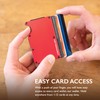 Hayvenhurst Slim Minimalist Front Pocket RFID Blocking Metal Wallets for
