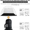 Portable Paint Booth Tent, Siebwin Extra Large 10(L) x6(W) x6.5(H)