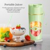Glass USB-C Portable Blender - 8-Blade Cordless Smoothie Maker &