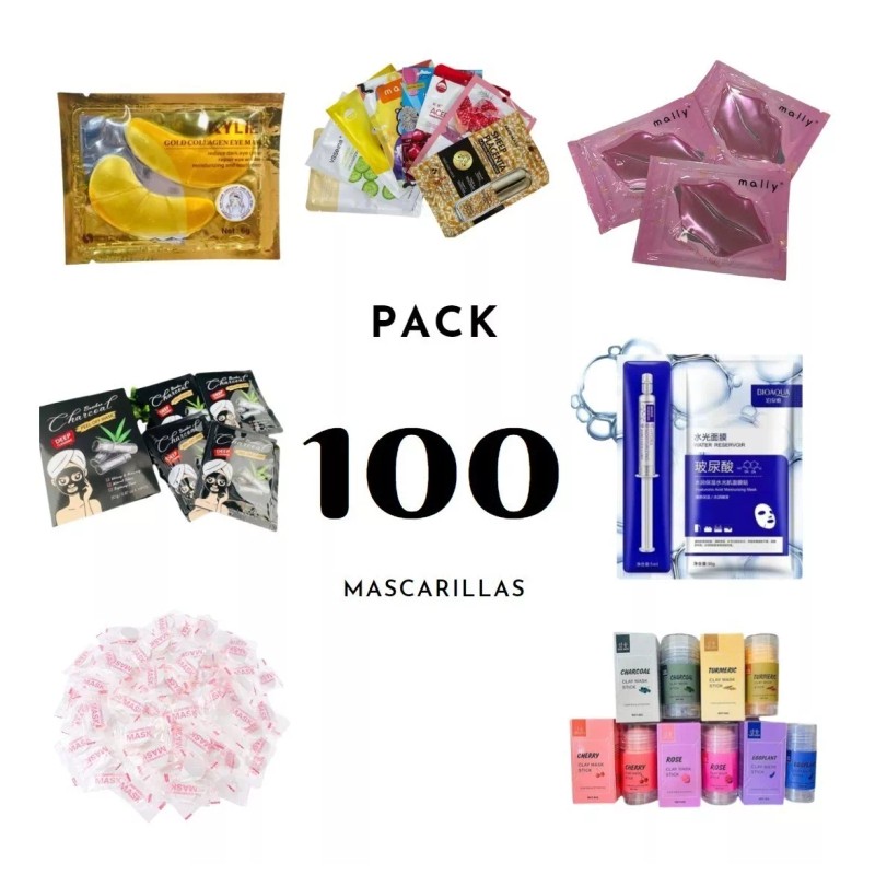 Eco R. 100pza Lote Skin Care Surtido Mixto Cuidado Piel