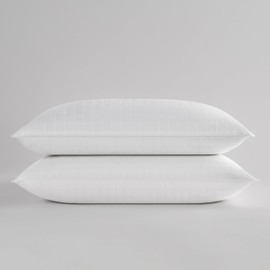 Sobel Westex: 2 Pack Hotel Sobella Bed Pillows for Sleeping | Side Sleeper Pillow | Hotel Quality, 300 TC, 100% Cotton Case | Hypoallergenic, Soft, Machine Washable (2 Pack, Queen)