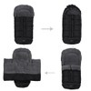 CozyMe Stroller Footmuff, Insulated Stroller Blanket Evelution, Water Repellent Winter