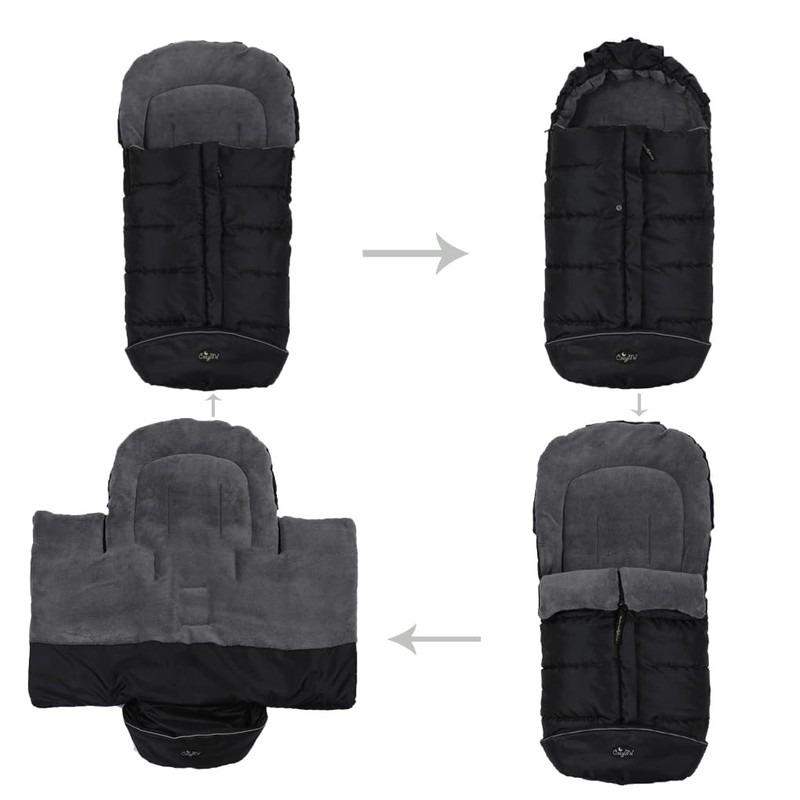 CozyMe Stroller Footmuff, Insulated Stroller Blanket Evelution, Water Repellent Winter