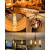Leools Vintage LED Spiral Filament Bulb T10, 11.8inch Long Tubular