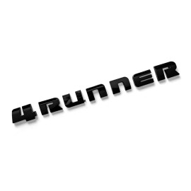 For Toyota Overlays! Gloss Back 4Runner Liftgate Nameplate Emblem Tailgate Rear Letter