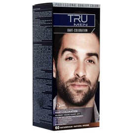 Tru Men Bart-Coloration Färbemittel, 30ml (60 - Naturbraun)