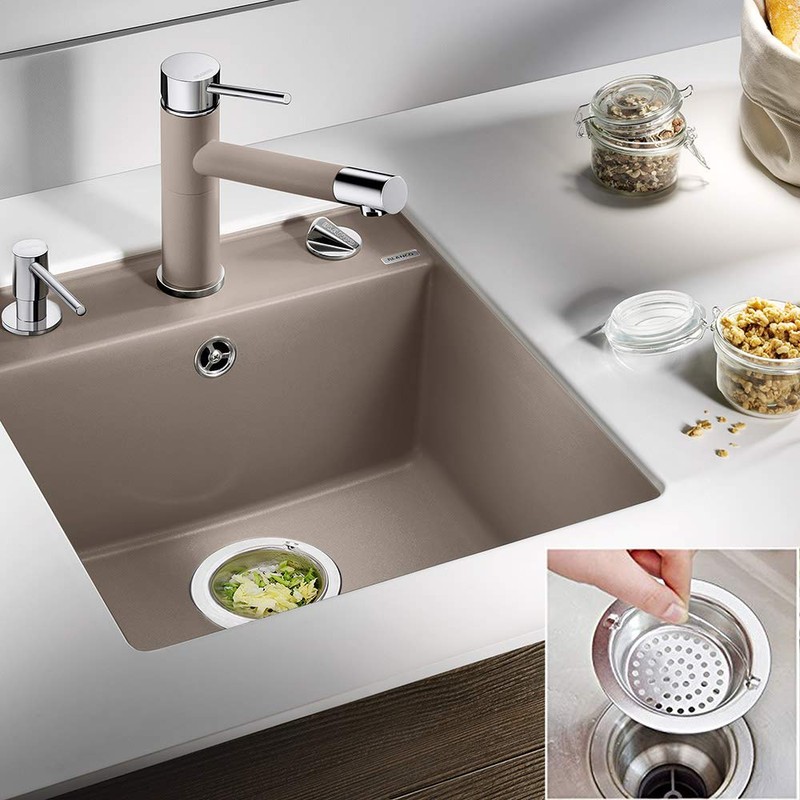 Noridez 2 Pack Upgrade Kitchen Sink Strainer with Handle, Premium