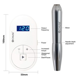 CHUSE Permanent Makeup Tattoo Machine C5 Classic Tattooing Pen Guns for Eyebrow Lips Eyeliner PMU