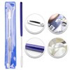 Scientific Labwares Stainless Steel Micro Lab Scoop Sampler with Soft Handle - Scientific Quality Micro Lab Spatula Blade Spoon (6.5")