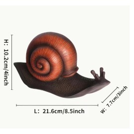 Hanging Snail Figurine Resin Snail Ornament for Tree Garden DecorColor: Black, Size: One Size