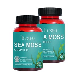 [bvzvo] Ocean Minerals Boost – All-in-One Gummies & Premium Irish Seaweed - 60 Edible Gummies All-in-1 Dietary Supplement:_2 Bottles