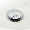 Polished Chrome Vessel Sink Drain Pop Up Stopper with Detachable