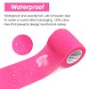 6 Rolls Pink Cohesive Bandage 7.5cm X４.5cm, Flexible Bandage,Non-Woven Cohesive,