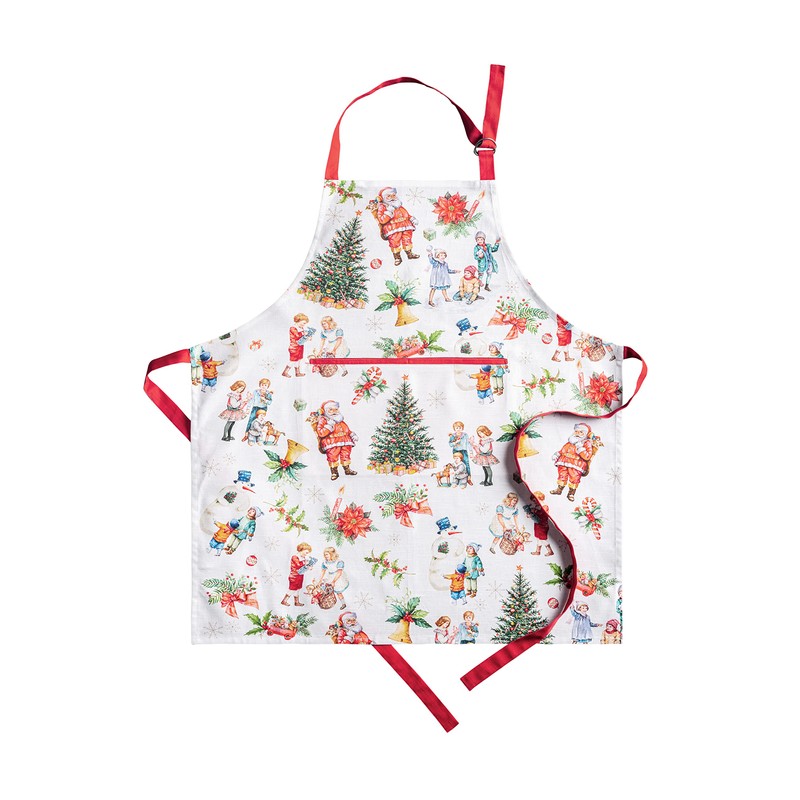 Maison d' Hermine 100% Cotton Apron for women with Pocket