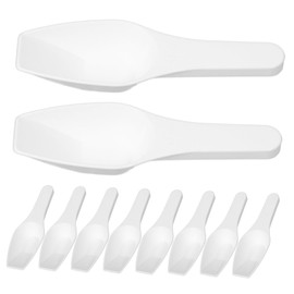 CIYODO 10ml Plastic Weighing Spoon Ice Scoop 10pcs Sample Spoon Set Perfect for Use