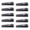 Lobo Corta Uñas Antideslizante Acero Inoxidable Negro 10pz Lobo