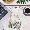 XPH Inspirational Floral Spiral Notebook, Motivational Floral Journaling Notebooks for