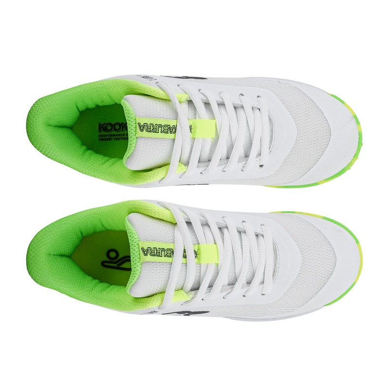 Kookaburra KC 5.0 Rubber Sole Cricket Shoe - Yellow/Green -