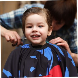 BIUDECO Professional Hair Cutting Cape Salon Apron for Men Women Static Hairdressing Cloak for Home Use Hair Dye Perming Black-