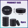 PEUTIER 8pcs Ice Hockey Pucks, Diameter 3 Inch/Thickness 1 Inch