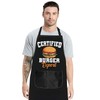 JNIAP Certified Burger Expert Apron With Pockets Burger Lover Gifts