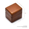 Oirlv Wooden Ring Box Vintage Ring Box for Engagement Anniversary