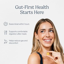 Zenwise Health No Bloat Digestive Enzymes for Gut Health, Gas & Bloating Relief - Multi Enzymes Digestion Supplement with Probiotics, Ginger, Turmeric