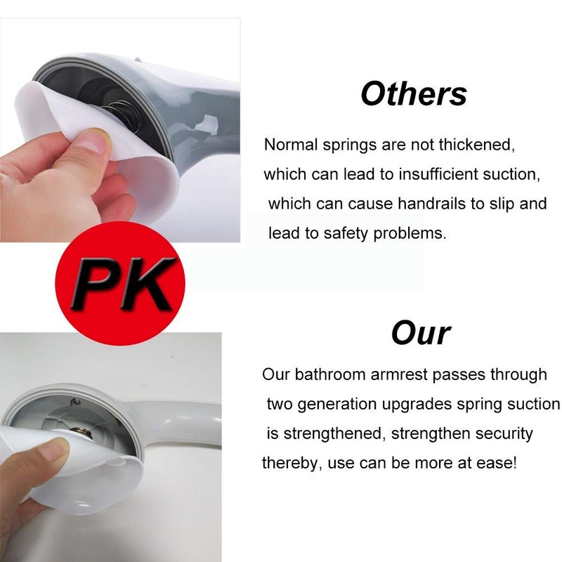 RedDreamer Suction Grab Bar, Portable Shower Suction Handle Bar Support