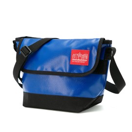 Manhattan Portage Vinyl Messenger Bag (XXS) Ver 2 With Spacious Compartment And Interior Zip Pocket Water Proof (Navy)