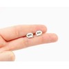 Handmade Nope Speech Bubble Stud Earrings