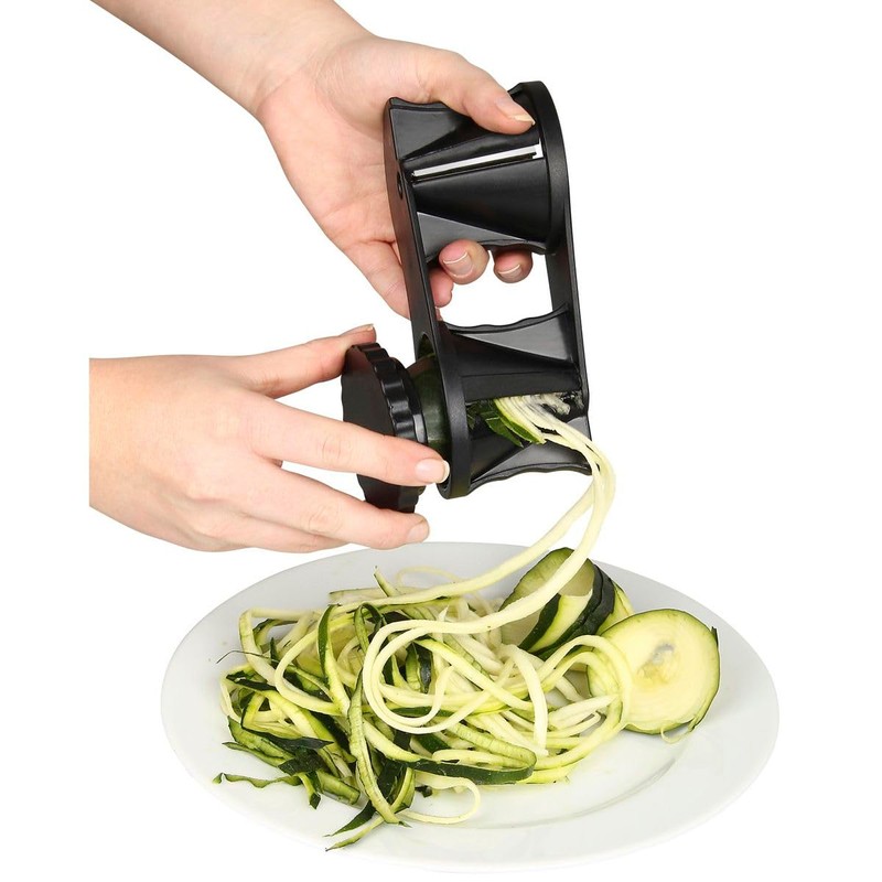 FACKELMANN 44116 Spiral Cutter Plastic/Stainless Steel Black