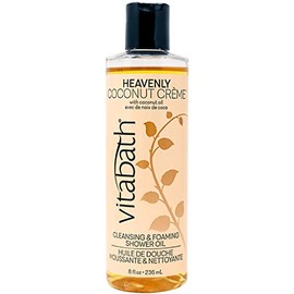 Vitabath- Aceite de ducha limpiador y espumoso Heavenly Coconut Creme Gel de baño y crema hidratante nutritivo y seductor - Dail
