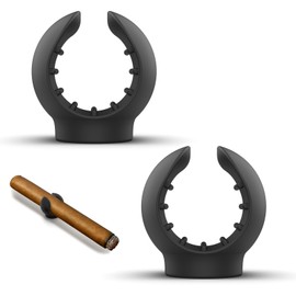 2pcs Magnetic Cigar Holder For Golf Cart,Versatile, Fire-Retardant And Elasticity Silicone Stogie Clip,Golf Cigar Holder,Magnetic Cigar Holder,Golf Cart Cigar Holder For Golfing, Grilling, Fishing