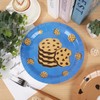 Whaline 40Pcs Milk and Cookie Birthday Plate Chocolate Chip Cookie