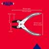Maun 4870-140 Smooth Jaws Flat Nose Parallel Plier 140 mm