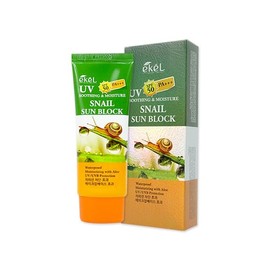 Ikel Soothing & Moisture Snail Sunblock (70ml) Sunscreen UV Protection Sunblock Sun Balm SPF50+ PA+++ / 이켈 수딩앤모이스쳐 스네일 선블럭(70ml) 선크림 자외선차단제 선블록 썬밤 SPF50+ PA+++