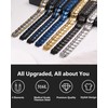 Feraco Mens Magnetic Bracelet Titanium Steel Magnetic Bracelet with Double