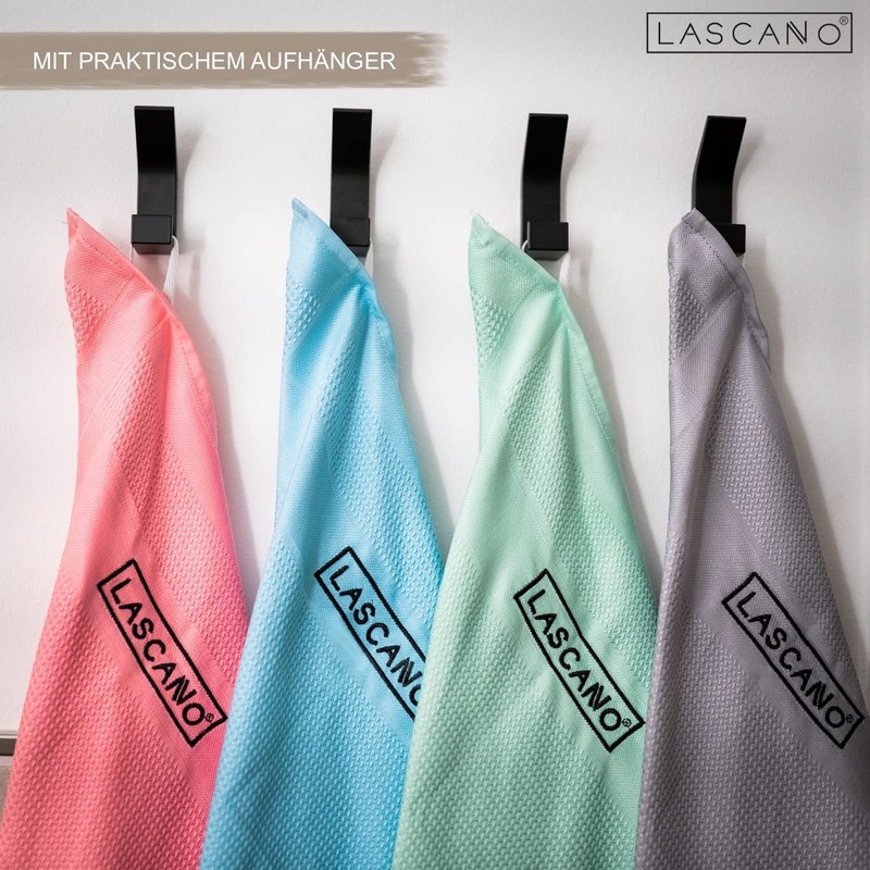 Lascano Microfibre Tea Towels, Set of 4, 60 x 40