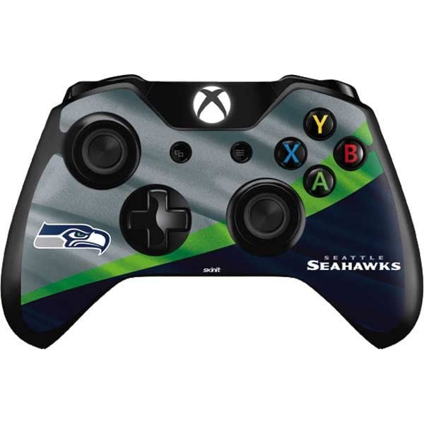 Skinit Decal Gaming Skin Compatible with Xbox One Controller - Officially Licensed NFL Seattle Seahawks Design