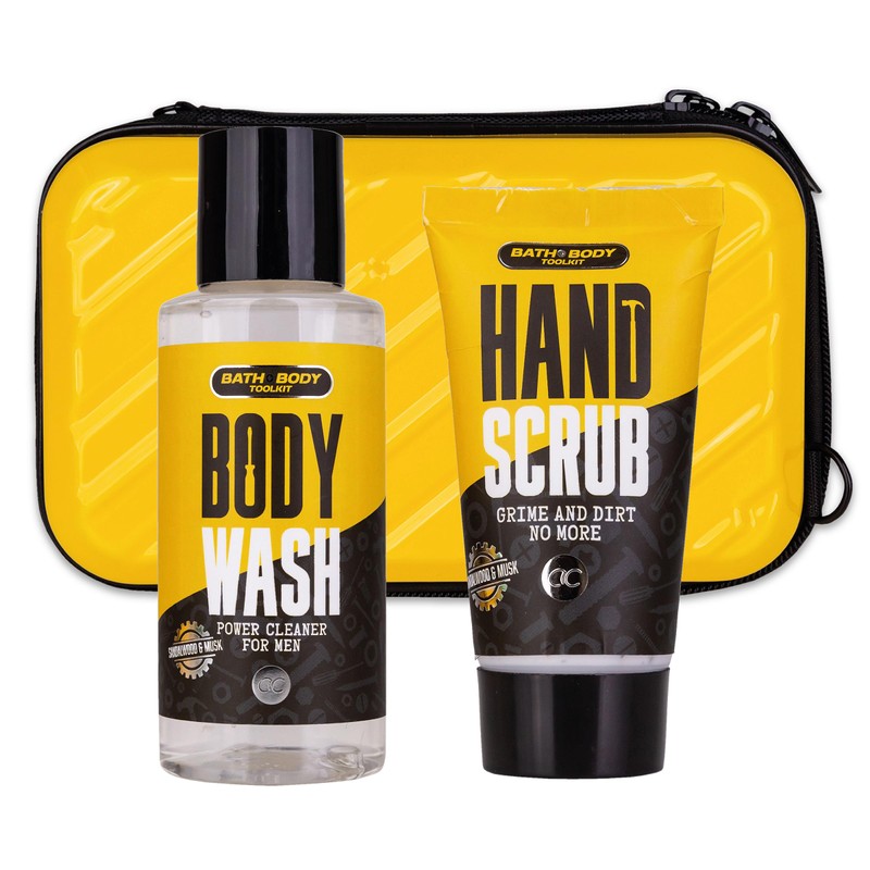 Accentra BATH + BODY TOOLKIT Men's Gift Set in Hard
