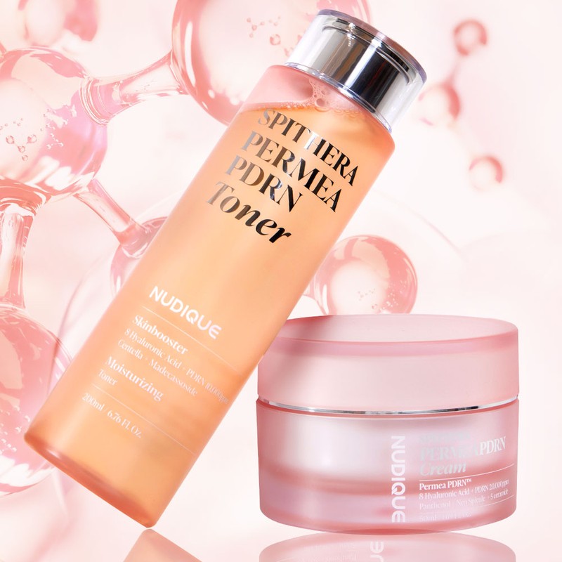 Nudique Spitera Permeer PDRN Ampoule + Toner + Cream +